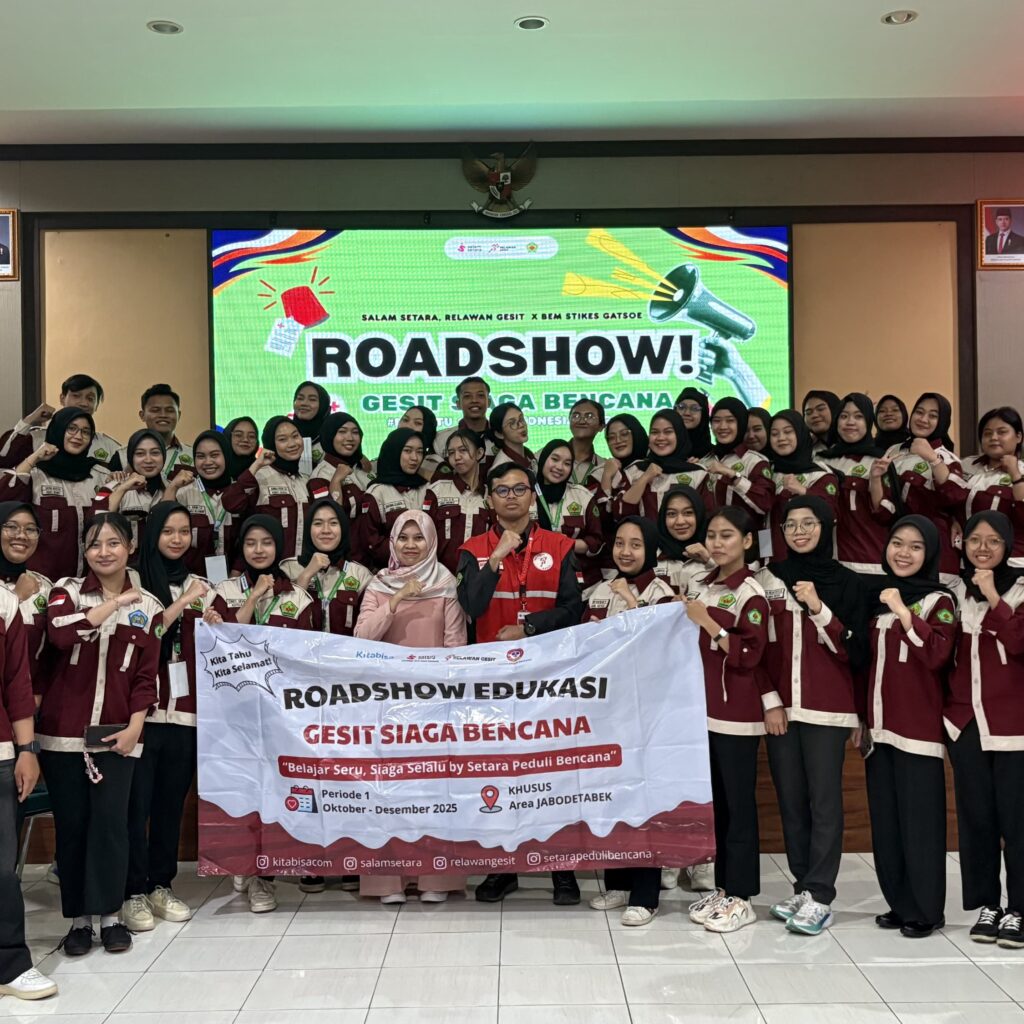 Roadshow Edukasi Siaga Bencana: Kolaborasi BEM STIKes RSPAD & Relawan Gesit